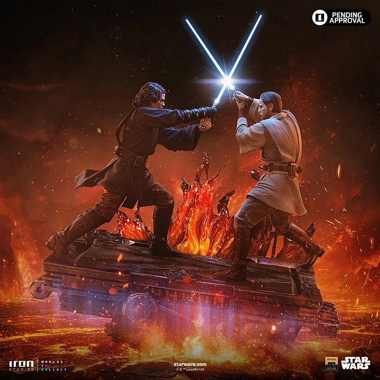 Фигурка Anakin Skywalker, Obi-Wan Kenobi от Iron Studio