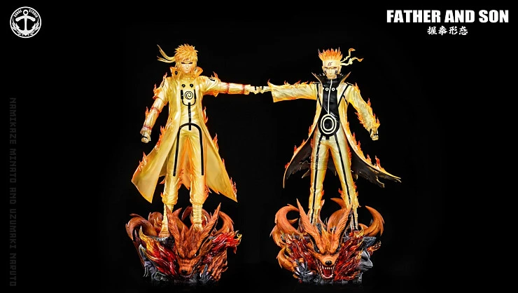 Фигурка Minato Namikaze, Naruto Uzumaki от Surge Studio Версия A