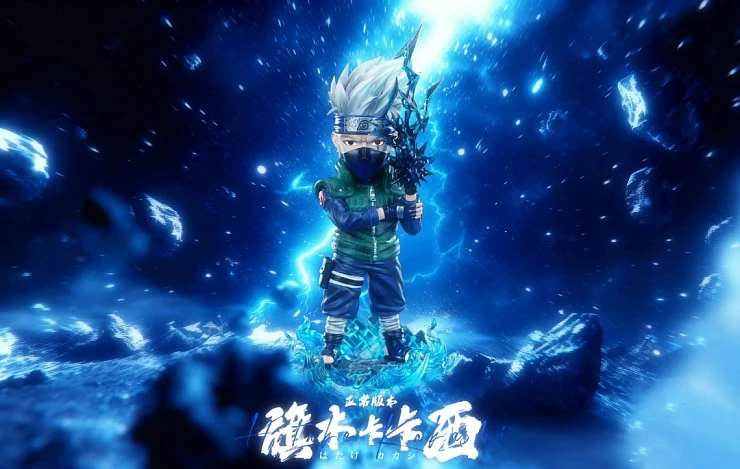Фигурка Hatake Kakashi от JL Studio Версия молнии в черном или синим цвете на выбор